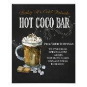 Baby es ist Cold Outside Coco Bar Sign Fotodruck (Vorne)