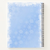 Baby Es ist Cold Snowflake Blue Ethnic Boy Dusche Notizblock (Rückseite)