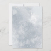 Baby Es ist kalt Außendusche Baby Einladung (Rückseite)