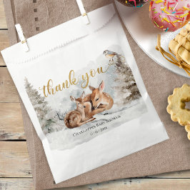 Baby es ist kalt außerhalb Baby Dusche Danke Karte Geschenktütchen
