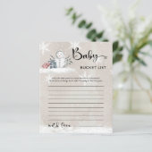 Baby es ist kalt außerhalb Babyduschekulare (Stehend Vorderseite)