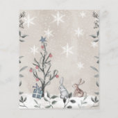 Baby es ist kalt außerhalb Babyduschekulare (Rückseite)