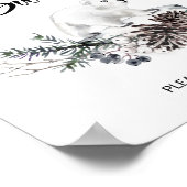 Baby es ist kalt außerhalb Babys sind süß Poster (Ecke)