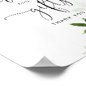 Baby es ist kalt außerhalb der immergrünen Karten  Poster (Ecke)