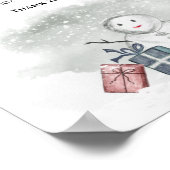 Baby es ist kalt außerhalb der Winter Windel-Tombo Poster (Ecke)