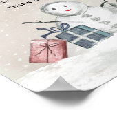 Baby es ist kalt außerhalb der Winter Windel-Tombo Poster (Ecke)