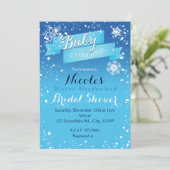 BABY ES IST KALT AUSSERHALB DES Winters JEDE EREIG Einladung (Stehend Vorderseite)