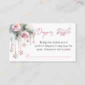 Baby es ist kalt außerhalb des Winters Pastelldiap Begleitkarte (Vorderseite)