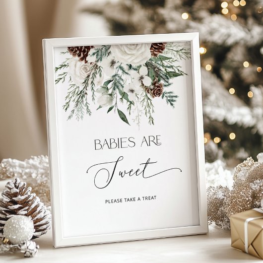 Baby es ist kalt außerhalb immergrünen Babys sind Poster