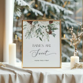 Baby es ist kalt außerhalb immergrünen Babys sind  Poster