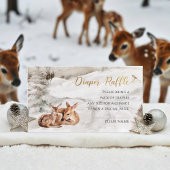 Baby es ist kalt außerhalb von Diaper Raffle Baby Begleitkarte