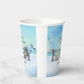 Baby Es ist kalt draußen Arktis Tierdusche Pappbecher (Links)