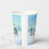 Baby Es ist kalt draußen Arktis Tierdusche Pappbecher (Rechts)