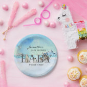 Baby Es ist kalt draußen Arktis Tierdusche Pappteller (Party)