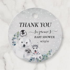 Baby Es ist kalt draußen Arktis Tierdusche Winter Geschenkanhänger