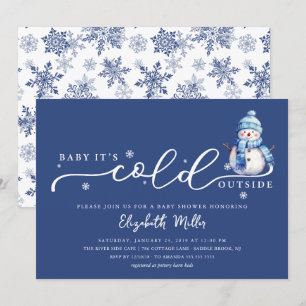 Baby, es ist kalt draußen Baby Shower Einladung