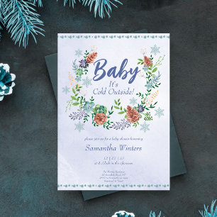 Baby, es ist kalt draußen Baby Shower Einladung