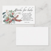 Baby es ist kalt draußen Babydusche Bücher für Bab Begleitkarte (Vorne/Hinten)