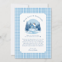 Baby Es ist kalt draußen Babydusche Danke