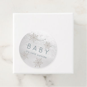 Baby Es ist kalt draußen Babydusche Danke Geschenkanhänger
