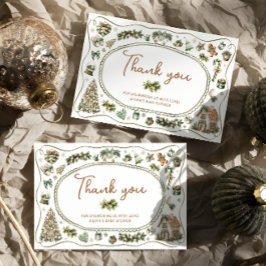 Baby Es ist kalt draußen Babydusche Danke Karte