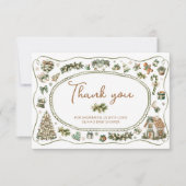 Baby Es ist kalt draußen Babydusche Danke Karte (Vorderseite)