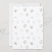 Baby Es ist kalt draußen Babydusche Einladung (Rückseite)