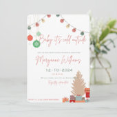 Baby es ist kalt draußen Babydusche Einladung (Stehend Vorderseite)