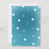 Baby Es ist kalt draußen Babydusche Einladung (Rückseite)