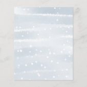 Baby Es ist kalt draußen Babydusche Einladung (Rückseite)