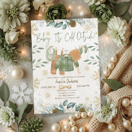 Baby Es ist kalt draußen Babydusche Einladung