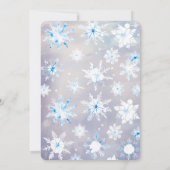 Baby Es ist kalt draußen Babydusche Einladung (Rückseite)