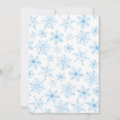 Baby Es ist kalt draußen Babydusche Einladung (Rückseite)