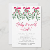 Baby Es ist kalt draußen Babydusche Einladung (Vorderseite)