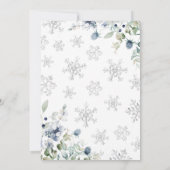 Baby Es ist kalt draußen Babydusche Einladung (Rückseite)