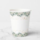 Baby Es ist kalt draußen Babydusche Einladung Pappbecher (Rückseite)