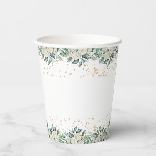 Baby Es ist kalt draußen Babydusche Einladung Pappbecher (Rückseite)