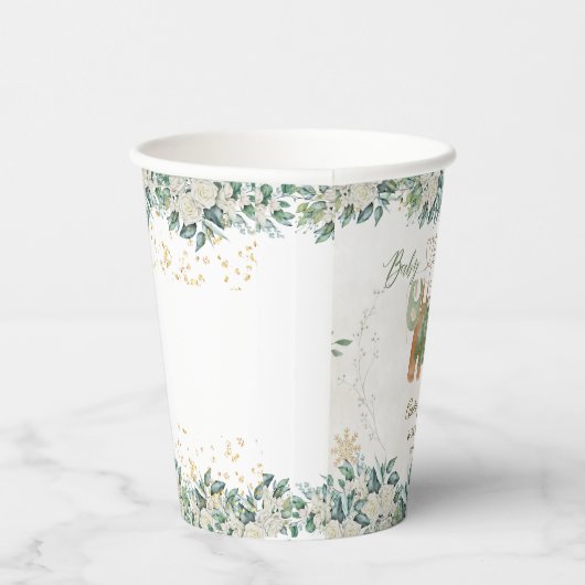 Baby Es ist kalt draußen Babydusche Einladung Pappbecher (Rechts)