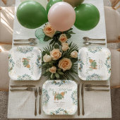 Baby Es ist kalt draußen Babydusche Einladung Pappteller