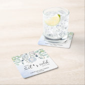 Baby es ist kalt draußen Babydusche Einladung Rechteckiger Pappuntersetzer (Vor Ort)