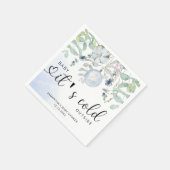 Baby es ist kalt draußen Babydusche Einladung Serviette (Ecke)