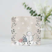 Baby es ist kalt draußen Babydusche leere Karte (Stehend Vorderseite)