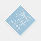 Baby Es ist kalt draußen Babydusche Napkin Serviette (Ecke)