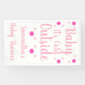 Baby Es ist kalt draußen Banner (Horizontal)