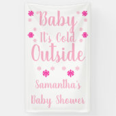 Baby Es ist kalt draußen Banner (Vertikal)