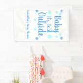 Baby Es ist kalt draußen Banner (Insitu)