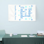 Baby Es ist kalt draußen Banner (Messeveranstaltung)