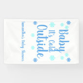 Baby Es ist kalt draußen Banner (Horizontal)