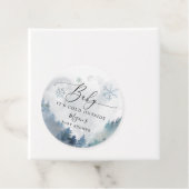 Baby Es ist kalt draußen blaue Winterdusche Geschenkanhänger (Beispiel)