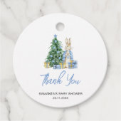 Baby es ist kalt draußen Danke Geschenkanhänger (Vorderseite)